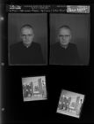 Morris Spillance (Catholic Priest); Portrait Presented (4 Negatives) (March 1, 1962) [Sleeve 1, Folder c, Box 27]